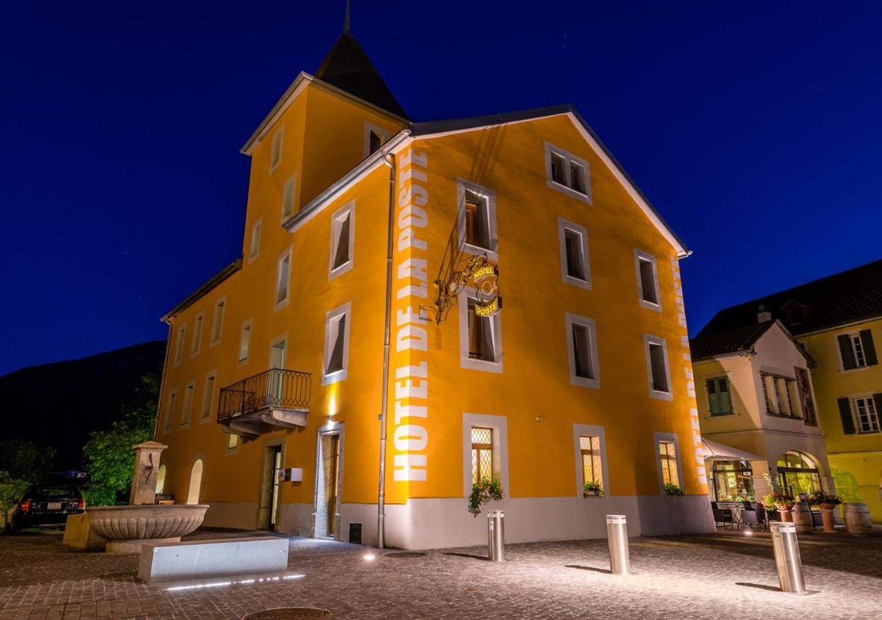 Hotel De La Poste Sierre Bagian luar foto