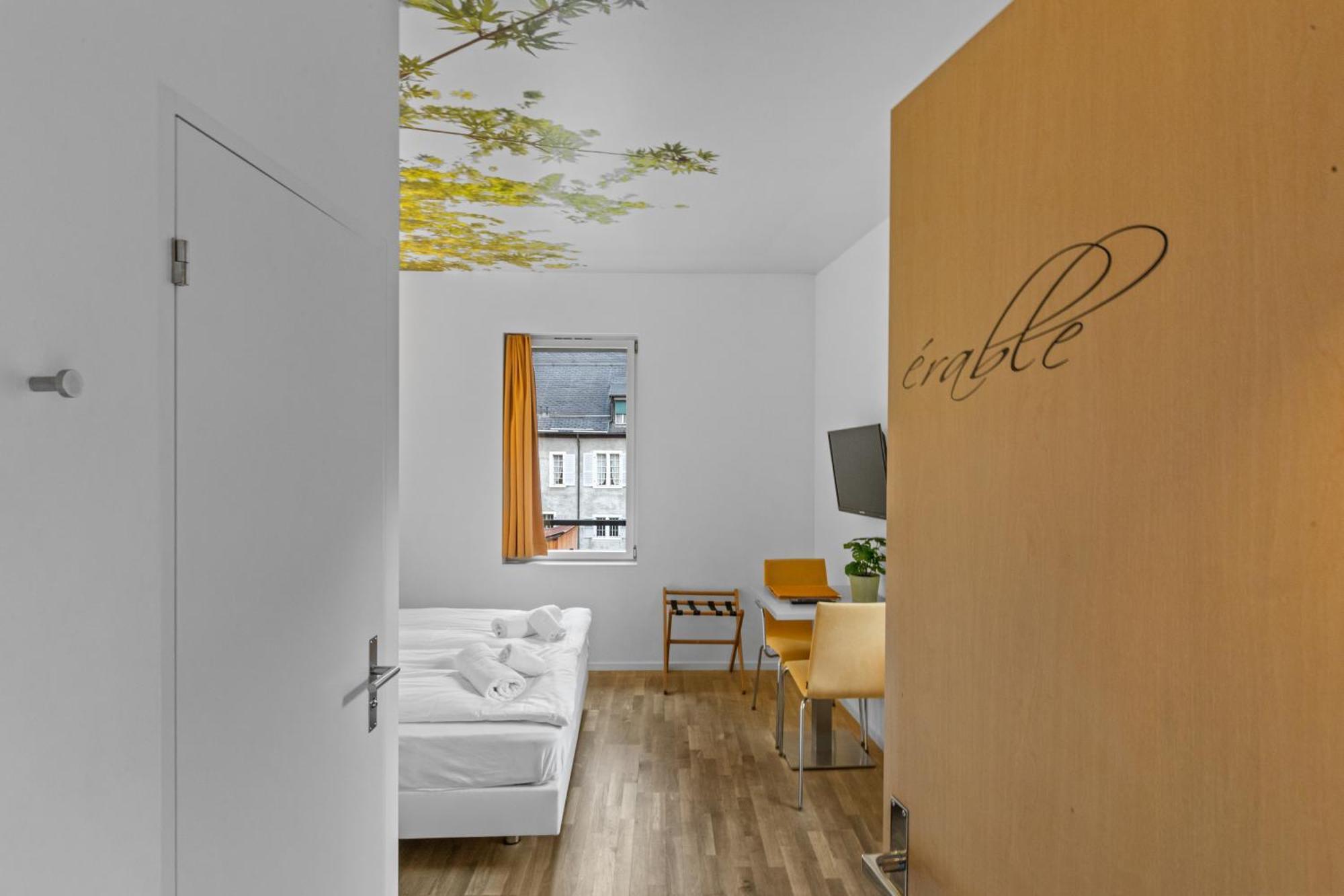 Hotel De La Poste Sierre Bagian luar foto
